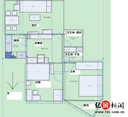 硬软装12万全包 打造美式风二居室