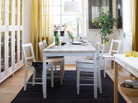 美观耐磨宜保养 北欧原木餐厅家具