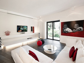 开放式连贯空间 罗马CELIO公寓室内设计