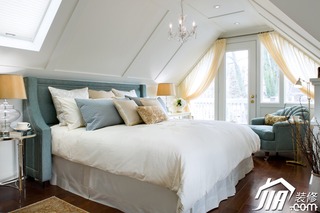 简约风格公寓简洁白色经济型80平米卧室灯具效果图