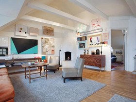 摩登艺术的家 150平装瑞典阁楼公寓