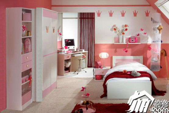 粉色儿童房设计 小萝莉们的大爱之选