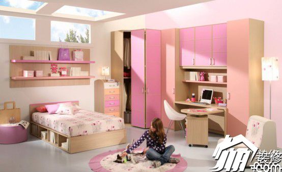 粉色儿童房设计 小萝莉们的大爱之选