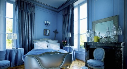 10款蓝色卧室背景墙享受夏日清凉