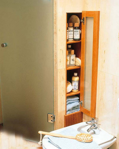 6种小户型卫浴间收纳方法