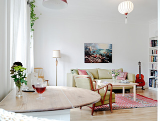 清亮明快一居室 简洁的北欧风格