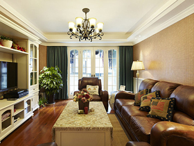 130平三居室美式风格 舒适惬意生活