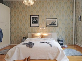 大卧室清新打造法则 北欧风一居室