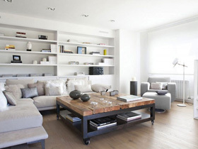 白色装修 西班牙二居室公寓设计