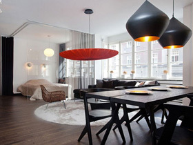 开放式空间 斯德哥尔摩65平公寓设计
