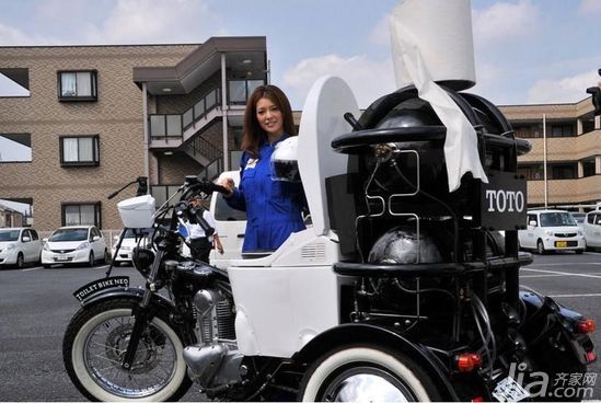 日本推出马桶摩托车 粪便做燃料时速80公里
