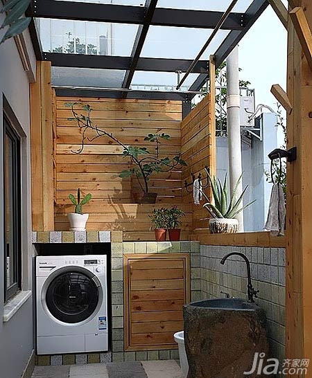 12个阳台改造洗衣房 空间利用有巧思
