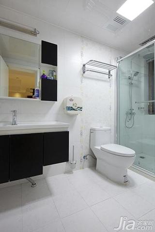 简约风格复式80平米卫生间浴室柜图片
