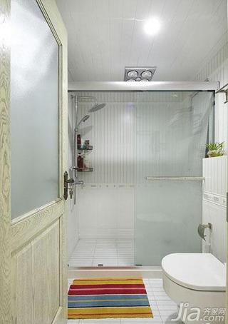 地中海风格二居室90平米卫生间淋浴房定做