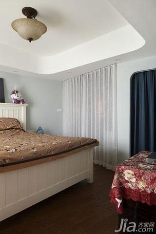 地中海风格二居室140平米以上卧室床效果图