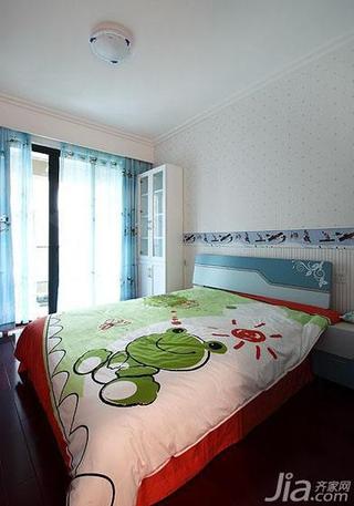 新古典风格三居室140平米以上儿童房儿童床效果图