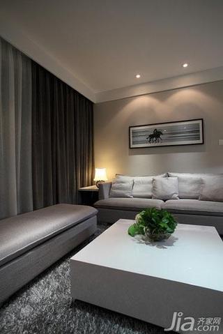 现代简约风格二居室120平米沙发效果图
