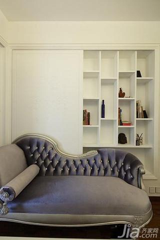 现代简约风格一居室60平米沙发效果图