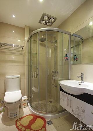 现代简约风格一居室60平米卫生间吊顶淋浴房订做