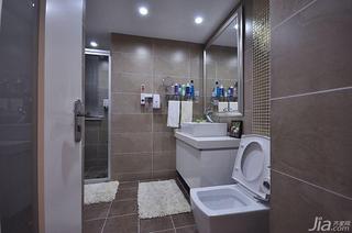 现代简约风格三居室120平米卫生间洗手台效果图