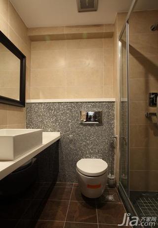 中式风格三居室130平米卫生间洗手台效果图
