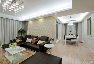 现代简约风格四房140平米以上客厅沙发背景墙设计图