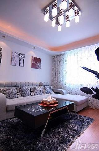 宜家风格二居室90平米沙发效果图
