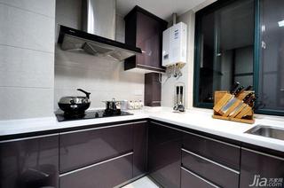 现代简约风格三居室120平米厨房橱柜定制
