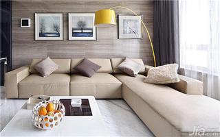 现代简约风格20万以上140平米以上沙发背景墙沙发效果图