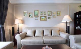 美式乡村风格三居室140平米以上沙发背景墙沙发效果图