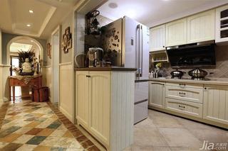 混搭风格复式140平米以上厨房过道橱柜图片