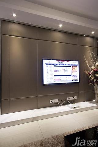 新古典风格三居室110平米电视背景墙装修效果图