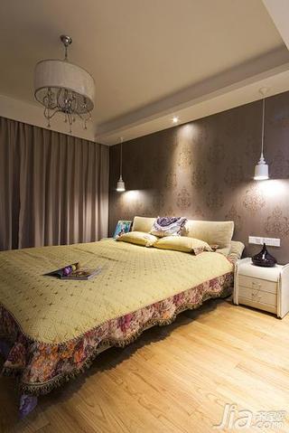 新古典风格三居室110平米卧室灯具效果图