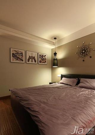 现代简约风格四房140平米以上卧室灯具效果图