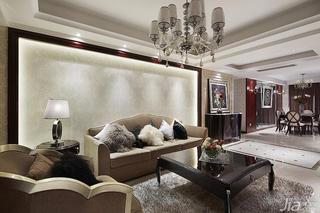 新古典风格三居室140平米以上沙发背景墙沙发效果图