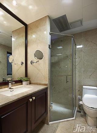 新古典风格三居室140平米以上卫生间洗手台效果图