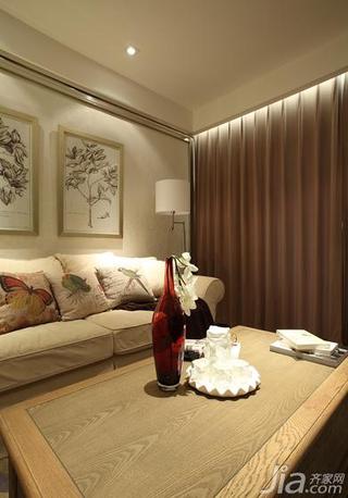 美式风格三居室富裕型沙发图片