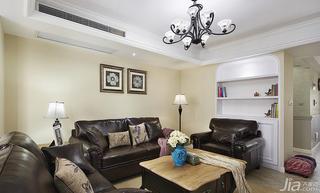 美式风格三居室140平米以上沙发背景墙沙发效果图