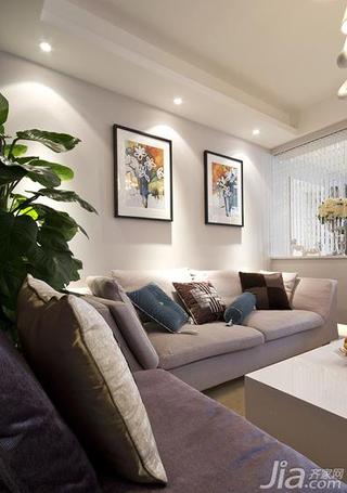 新古典风格三居室110平米客厅沙发效果图