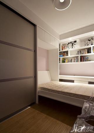 新古典风格三居室110平米书房床效果图