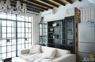 loft风格复式40平米客厅沙发图片