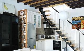 loft风格复式40平米厨房楼梯设计