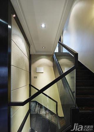 新古典风格复式豪华型楼梯装修图片
