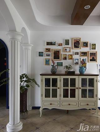 地中海风格四房140平米以上照片墙餐边柜效果图
