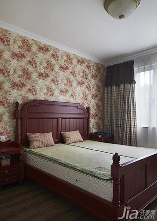 地中海风格四房140平米以上卧室床效果图