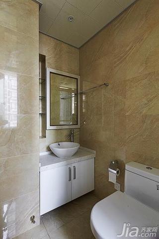新古典风格二居室60平米卫生间洗手台图片