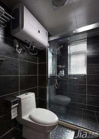现代简约风格黑色20万以上140平米以上卫生间淋浴房图片