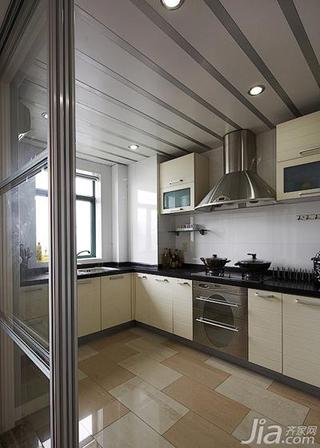 现代简约风格20万以上140平米以上厨房吊顶橱柜设计