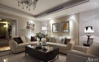 新古典风格三居室富裕型客厅沙发效果图