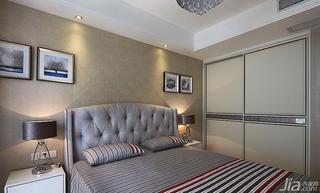 新古典风格三居室140平米以上卧室床图片